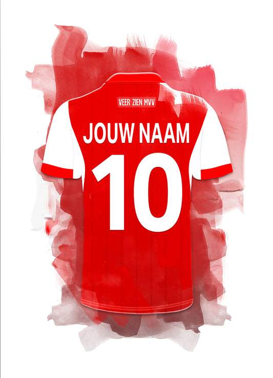 MVV Maastricht wanddecoratie - Losse poster - Voetbal fan cadeau