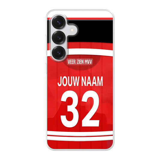 MVV Maastricht telefoonhoesje met naam - Samsung Galaxy - Voetbal fan kado