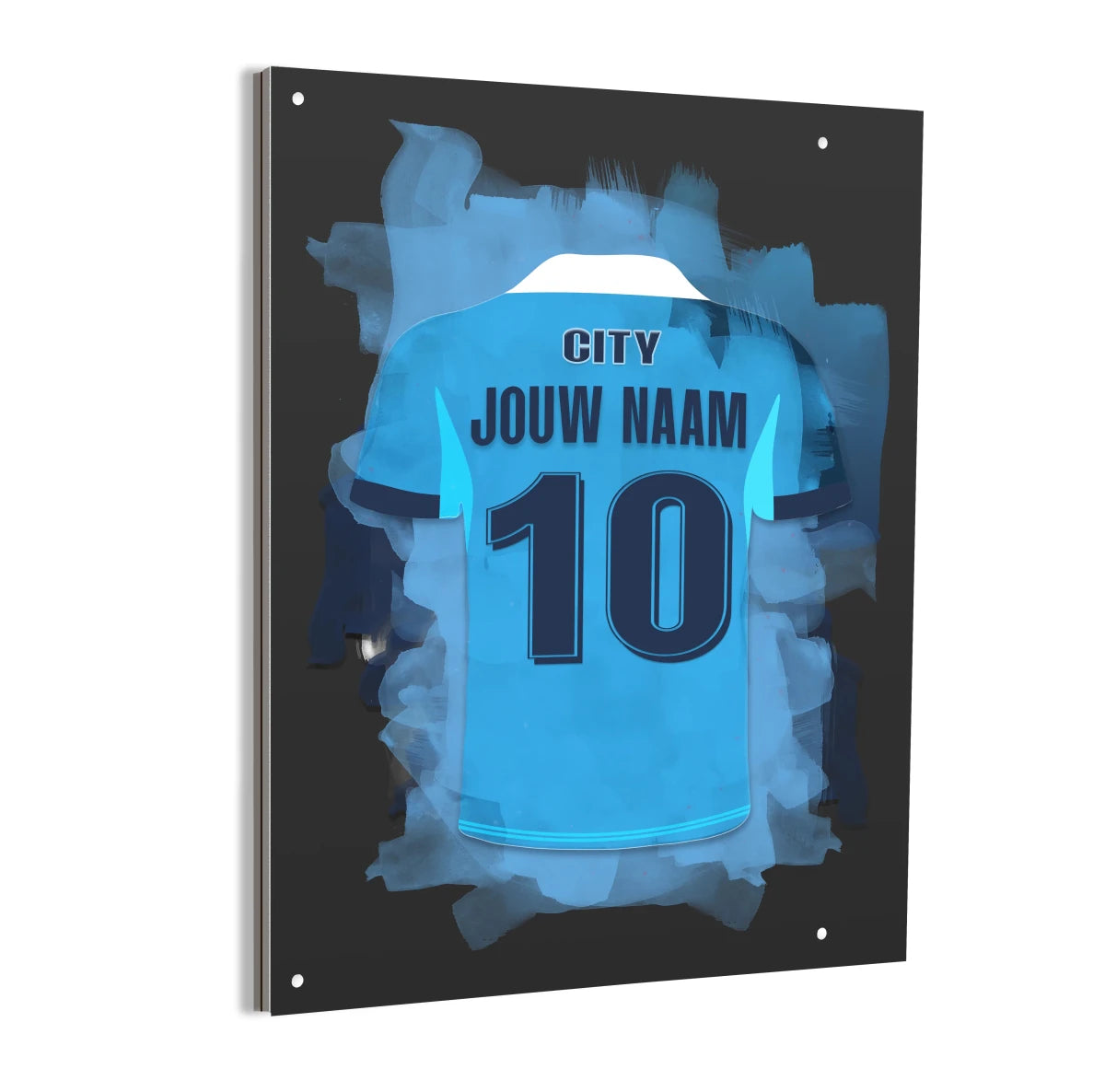 Man City Aluminium Dibond Muurdecoratie Mancave