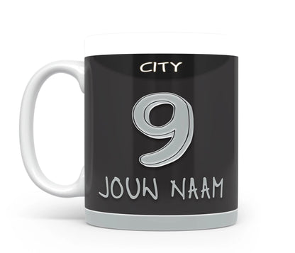Man City Koffie Mok Met Personalisatie Verjaardag Cadeau