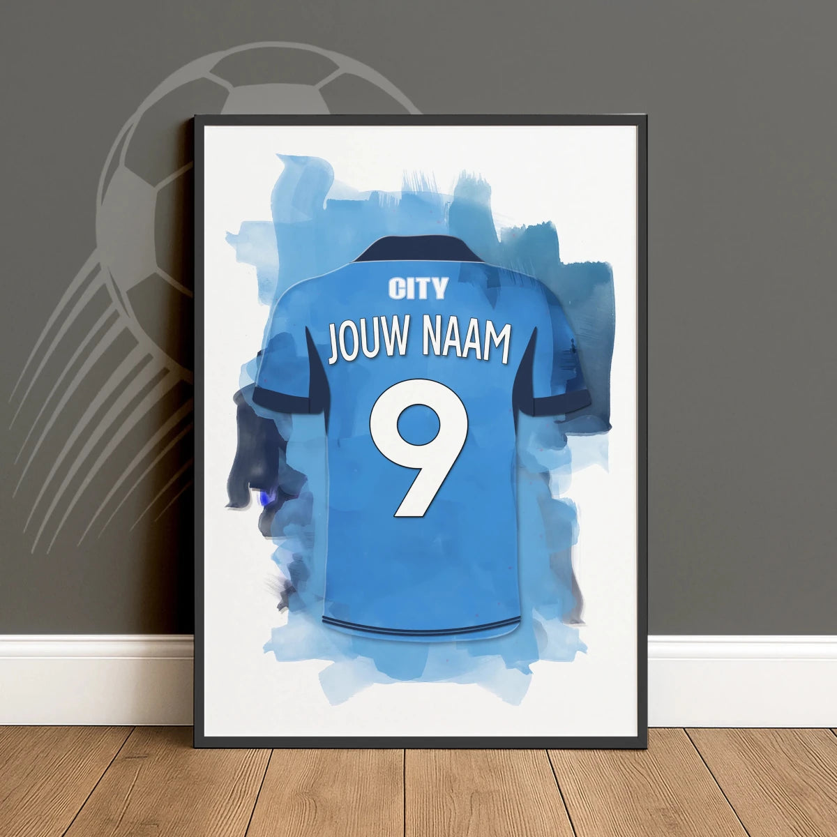 Manchester City Voetbal Poster Jongenskamer