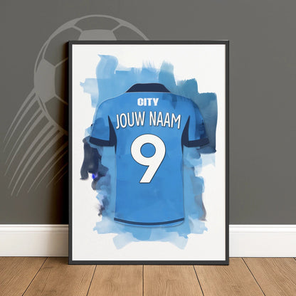 Manchester City Voetbal Poster Jongenskamer