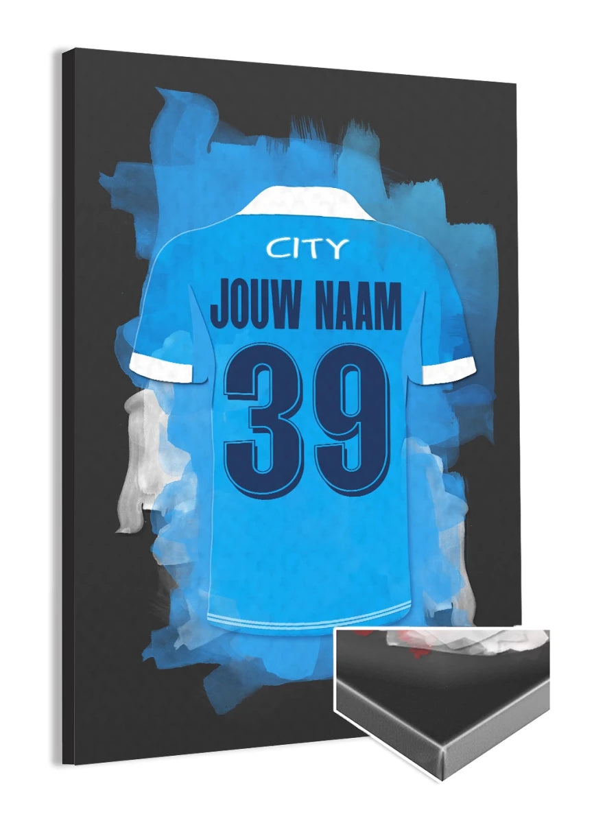 Gepersonaliseerde Man City Canvas Muurdecoratie Kopen