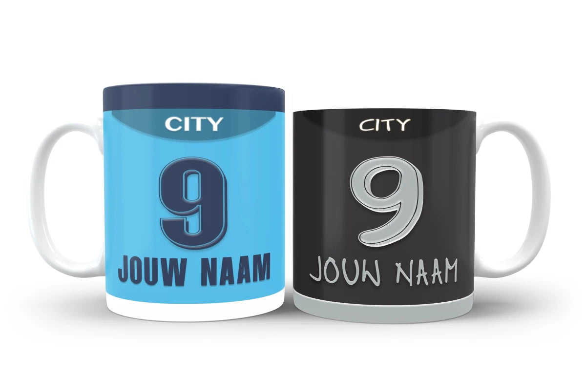 Man City Voetbal Mok Bestellen Voor Voetbal Fan
