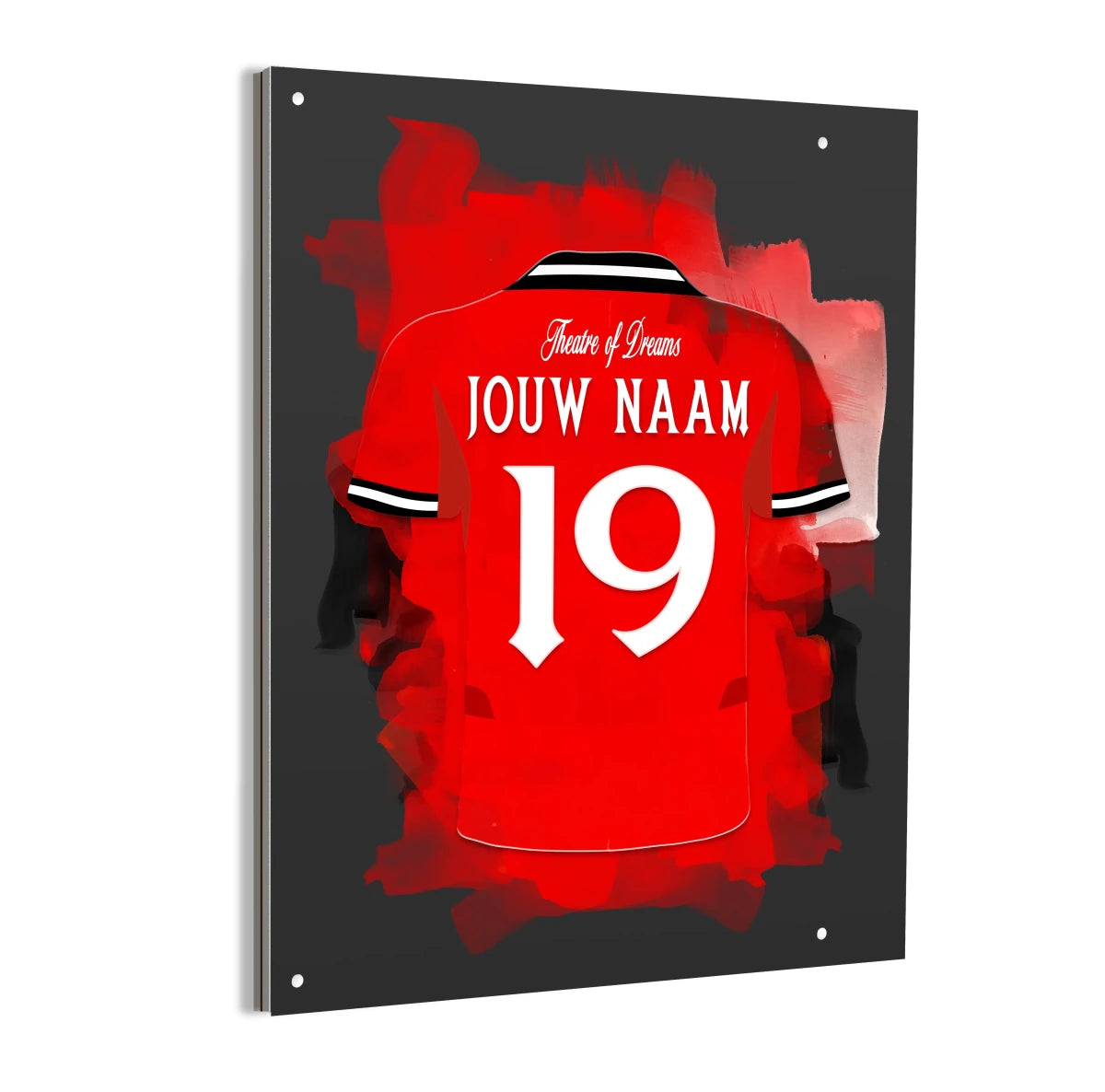 Manchester United Aluminium Dibond Muurdecoratie