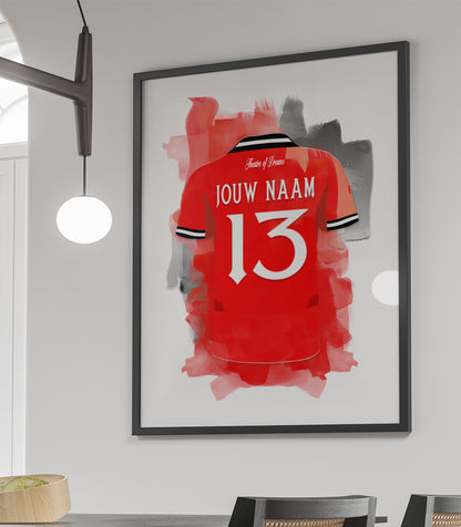 Manchester United poster met naam kopen