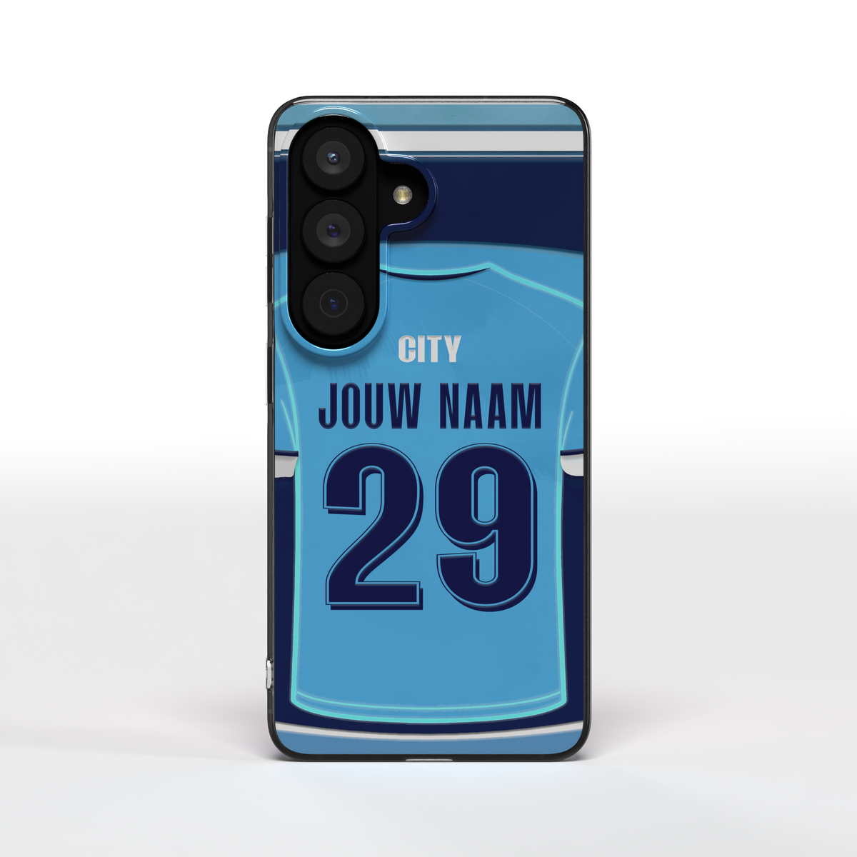 Manchester City Telefoonhoesje Met Eigen Naam Verjaardag Cadeau