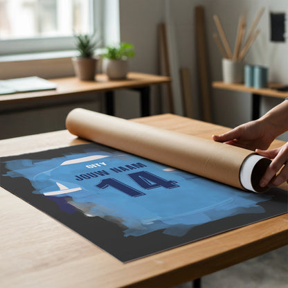 Manchester City Voetbal Poster Voetbal Cadeau Voetbalfan Decoratie