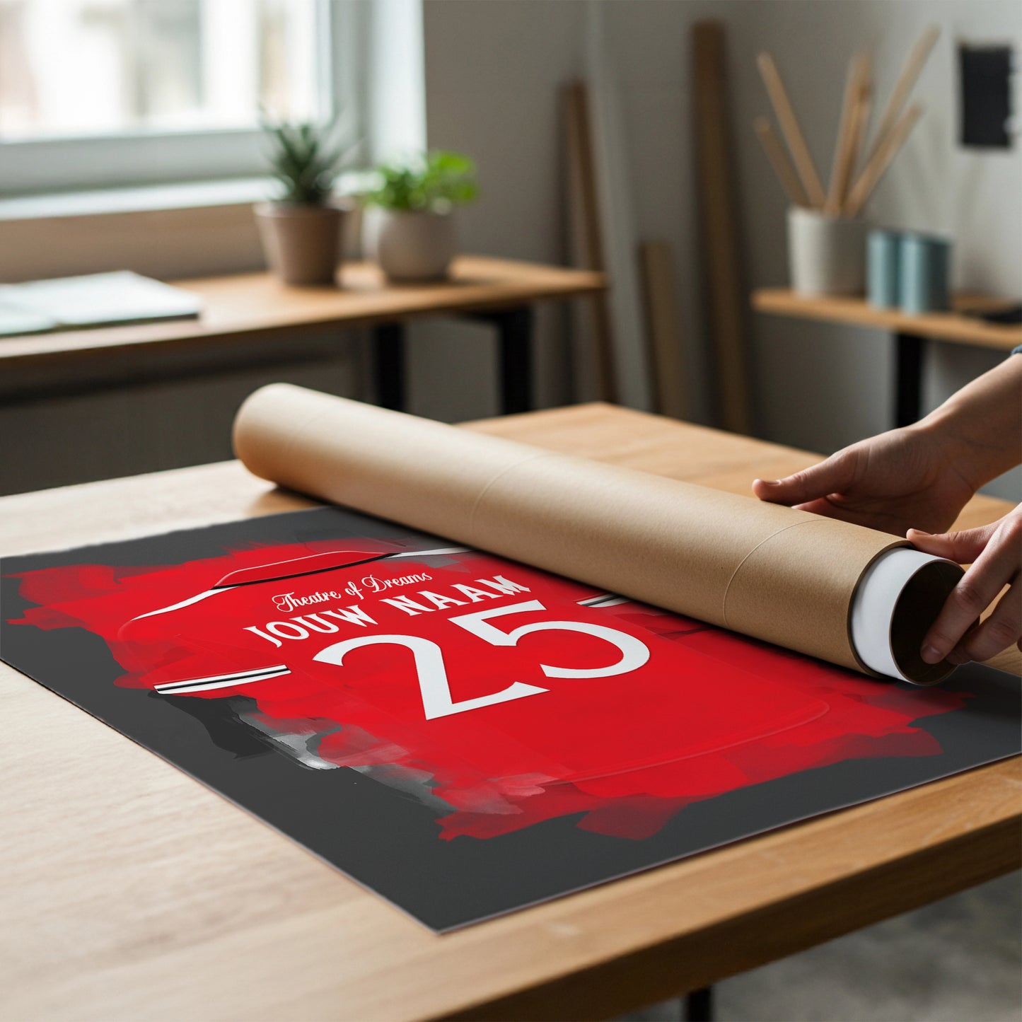 Manchester United Voetbal Poster Bestellen Voor Voetbalfan