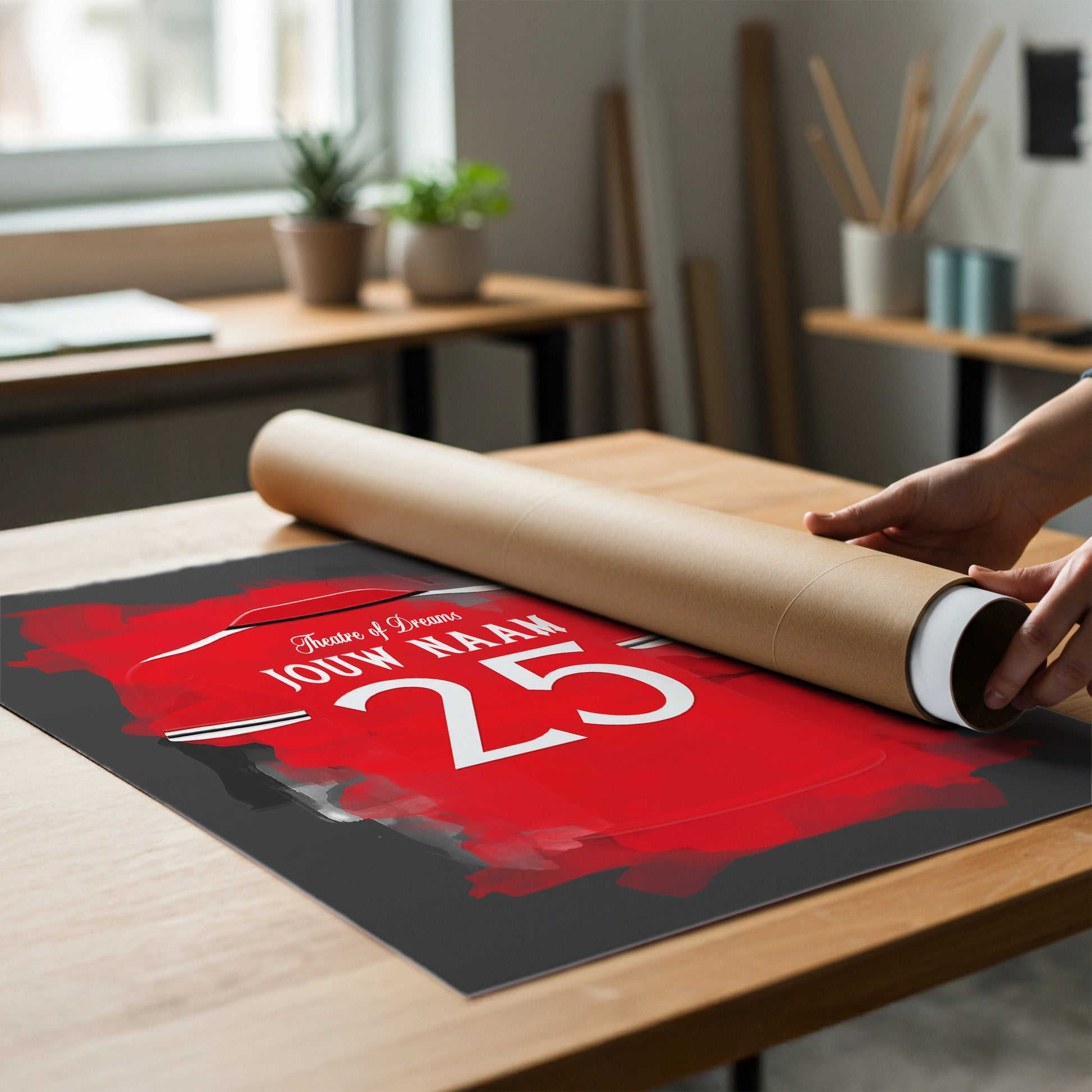 Manchester United Voetbal Poster Bestellen Voor Voetbalfan