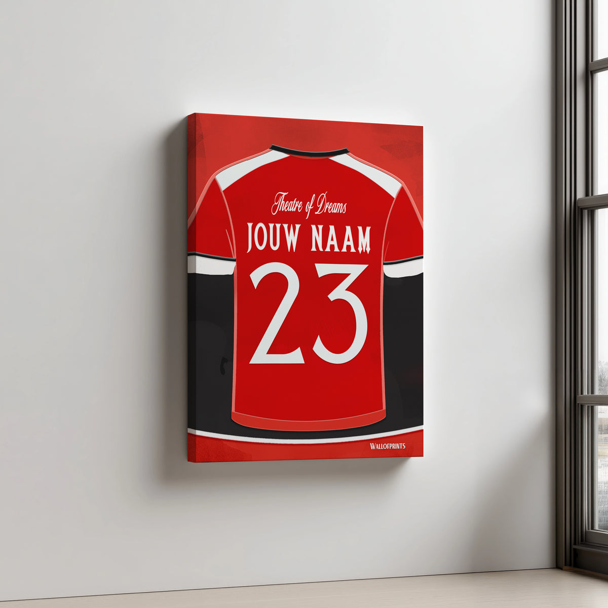 Manchester United Wanddecoratie Aluminium Dibond 