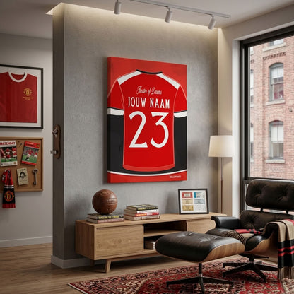 Manchester United Wanddecoratie Canvas