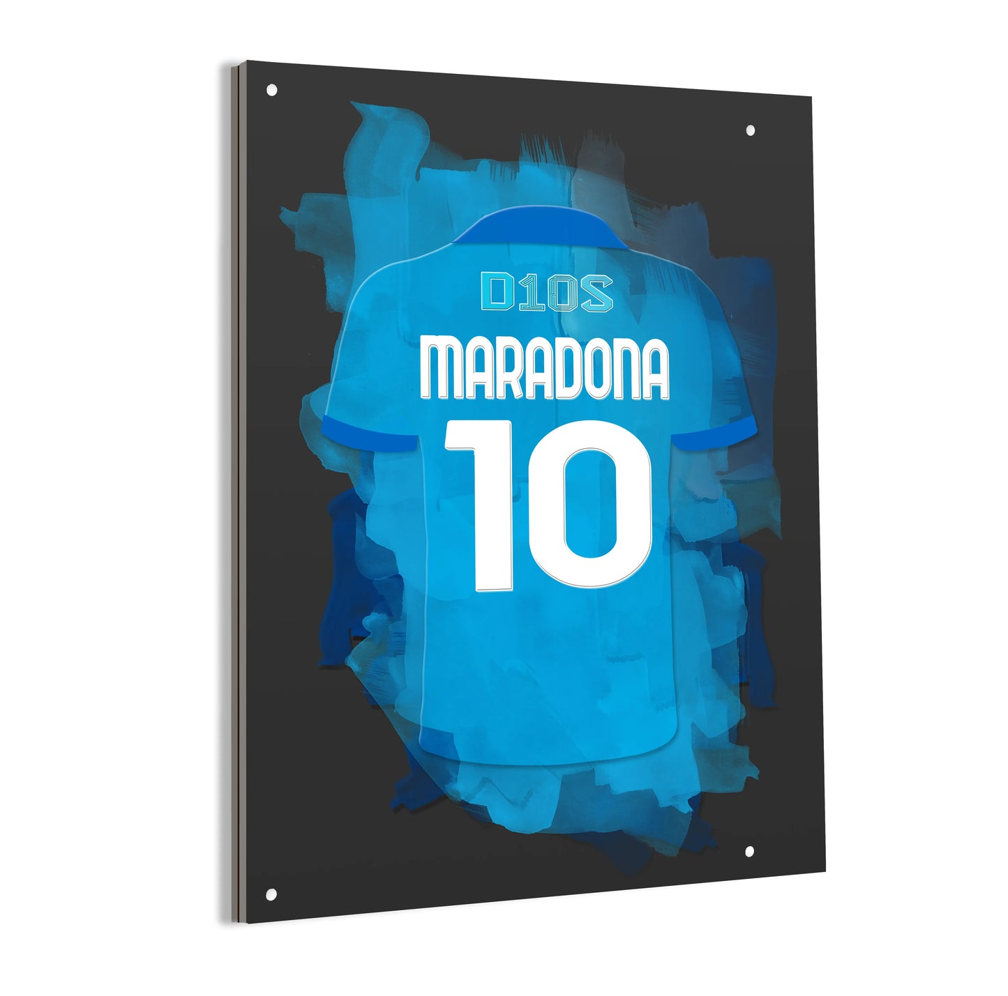Maradona Aluminium Dibond Napoli Mancave