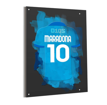 Maradona Aluminium Dibond Napoli Mancave