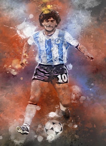 Maradona Voetbal Poster Bestellen