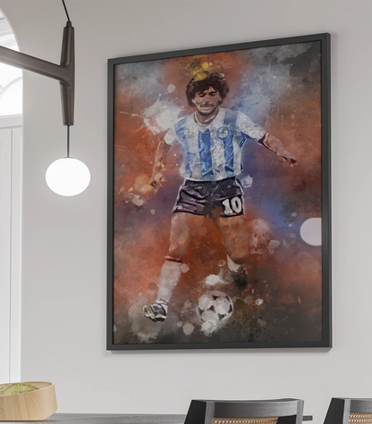 Maradona Voetbal Poster Kopen Voetbal Fan