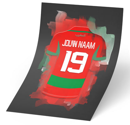 Marrokaans Elftal losse poster kopen