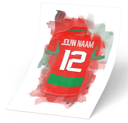 Marrokaans Elftal losse poster kopen