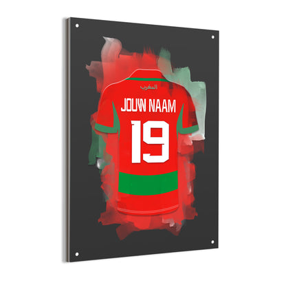 Marrokaans Elftal aluminium dibond kopen