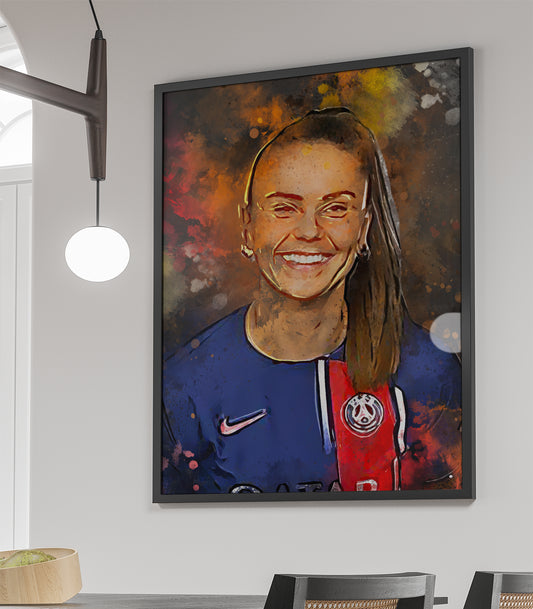 Martens ingelijste poster