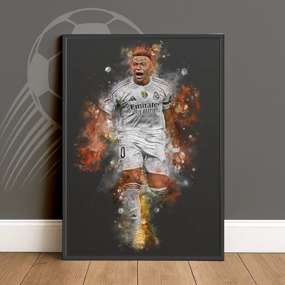 Mbappe Voetbal Poster Bestellen Real Madrid