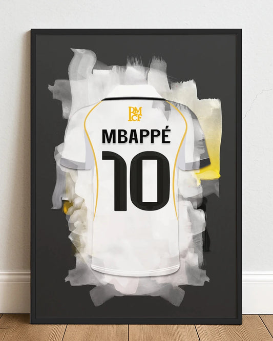 Kylian Mbappe Real Madrid Poster