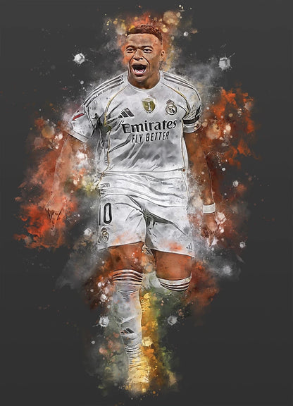 Mbappe Voetbal Poster Bestellen Jongenskamer