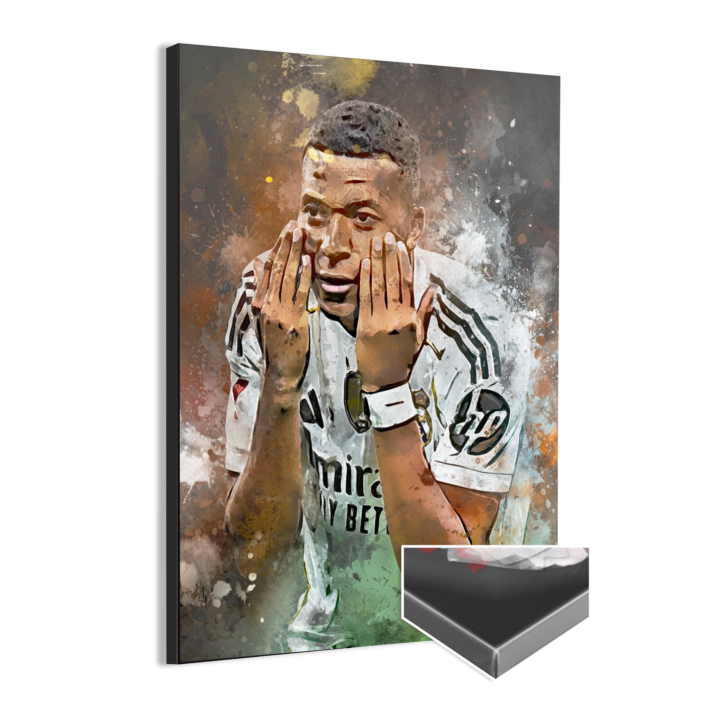 Mbappe canvas voetbal poster 