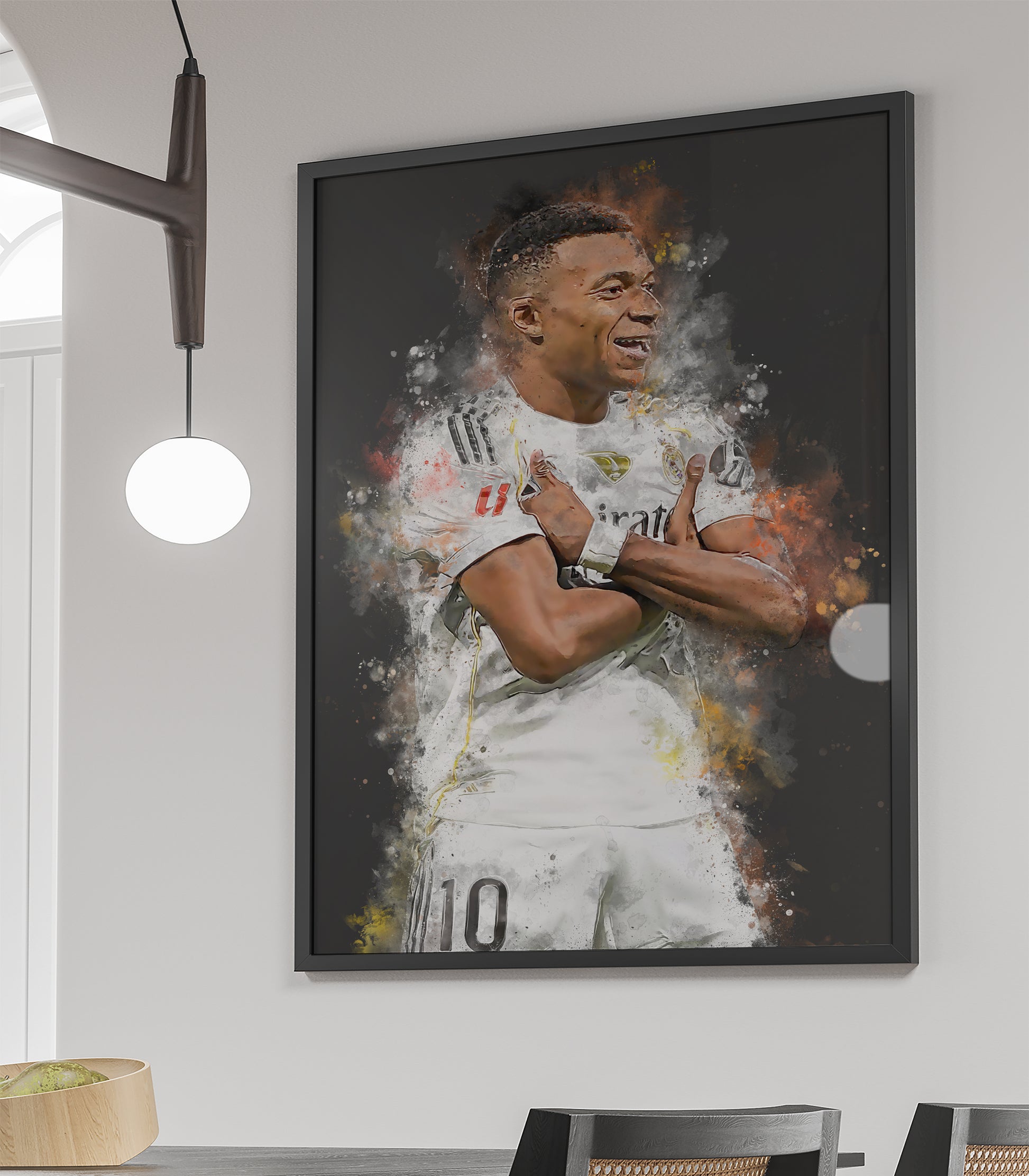 Kylian mbappe fan poster voetbal cadeau