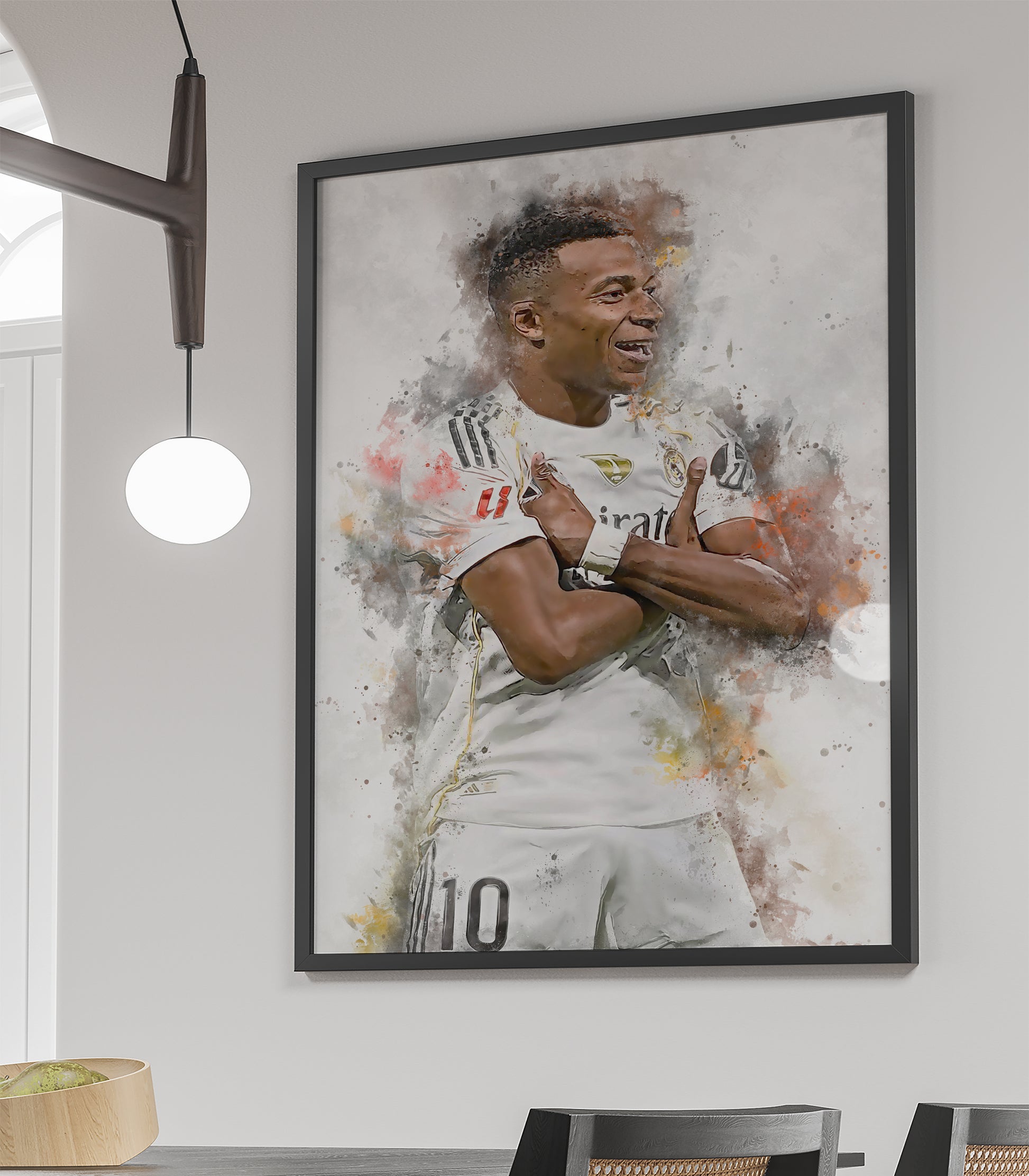 Kylian mbappe fan poster voetbal cadeau