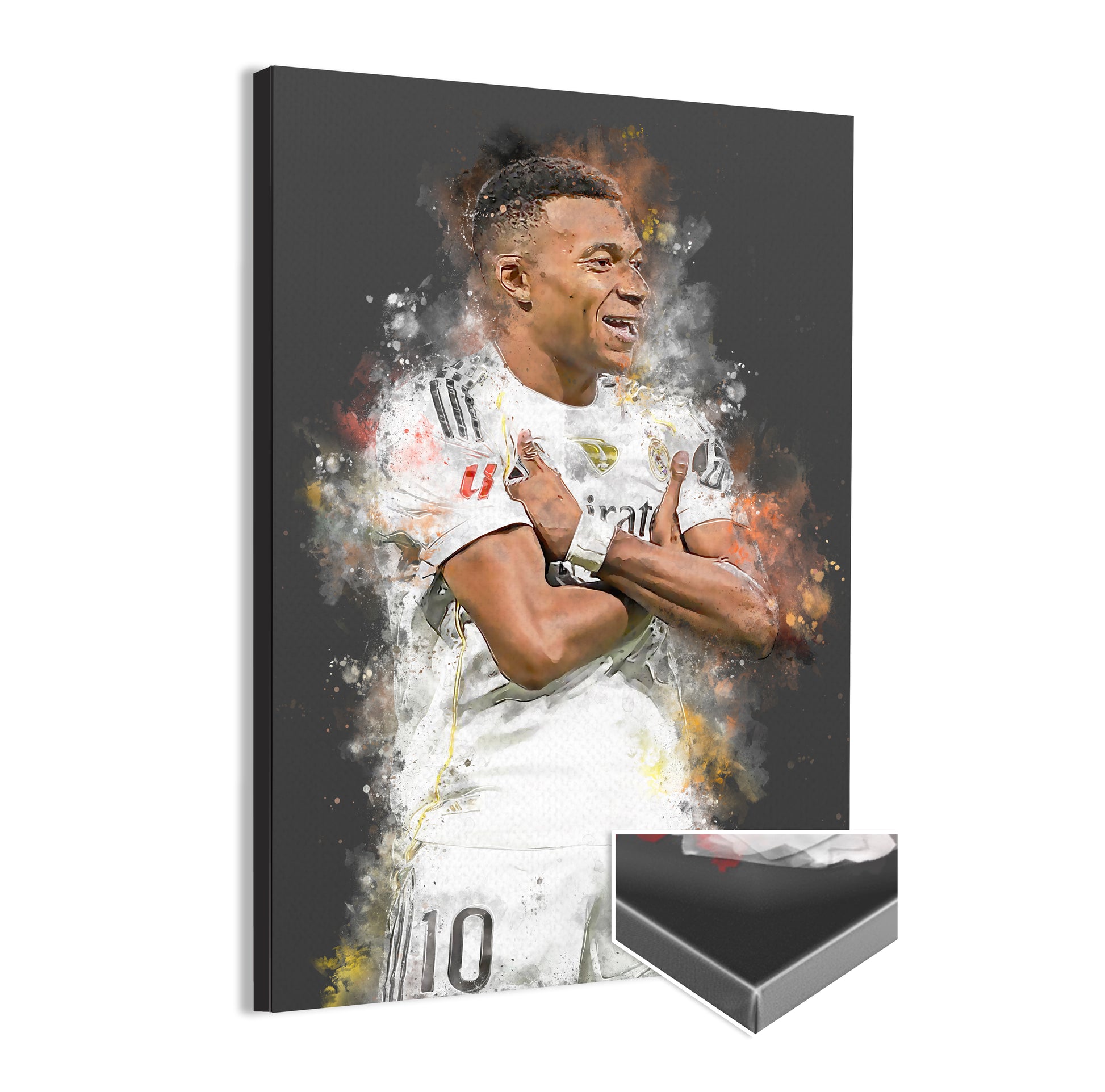 Kylian mbappe canvas poster voetbal 
