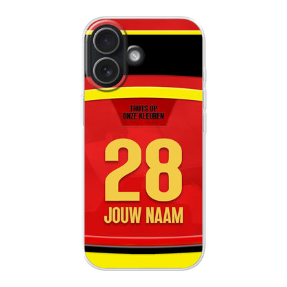 KV Mechelen telefoonhoesje, KV Mechelen GSM voetbal case - Apple iPhone