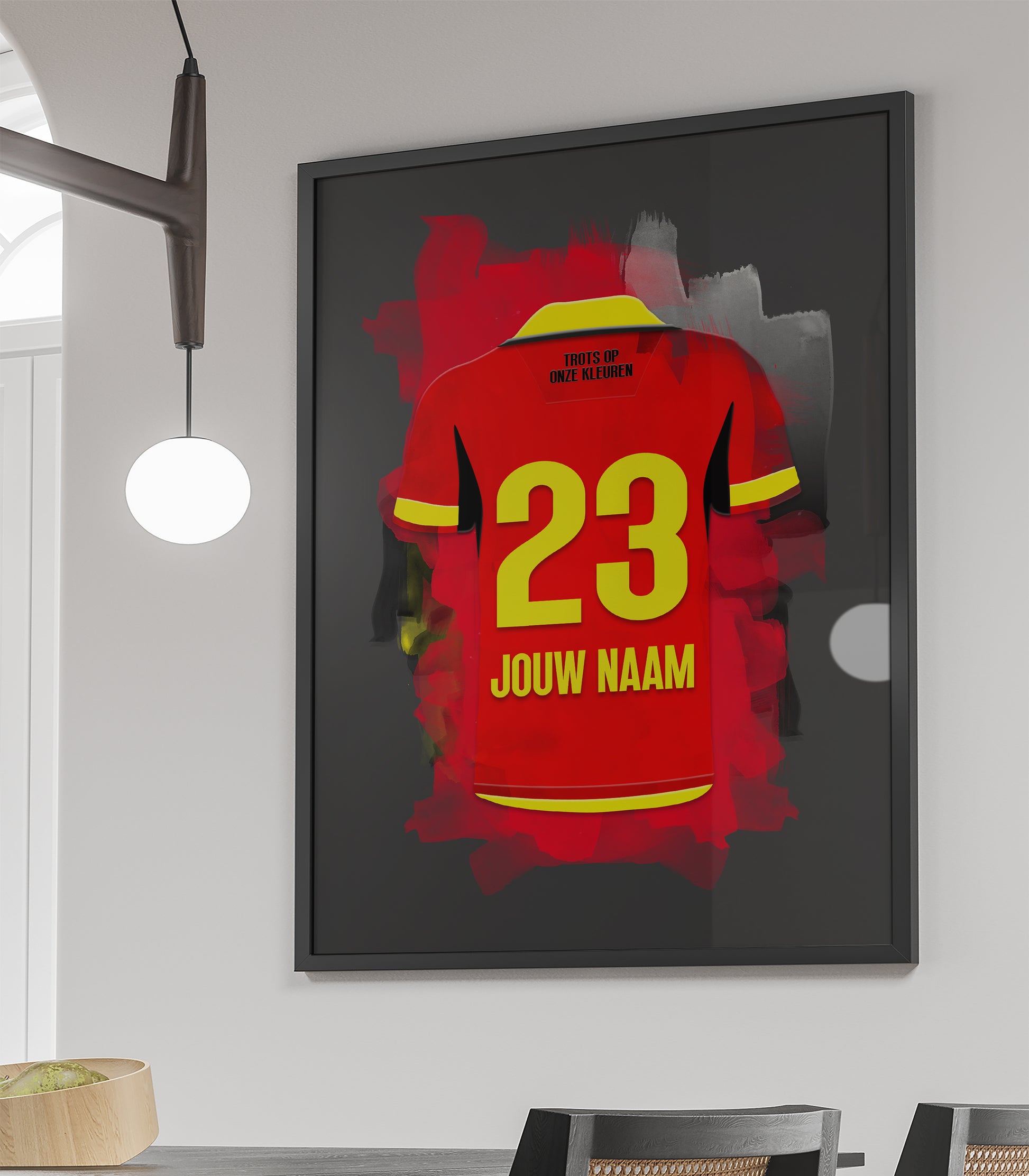 KV Mechelen ingelijste poster wanddecoratie