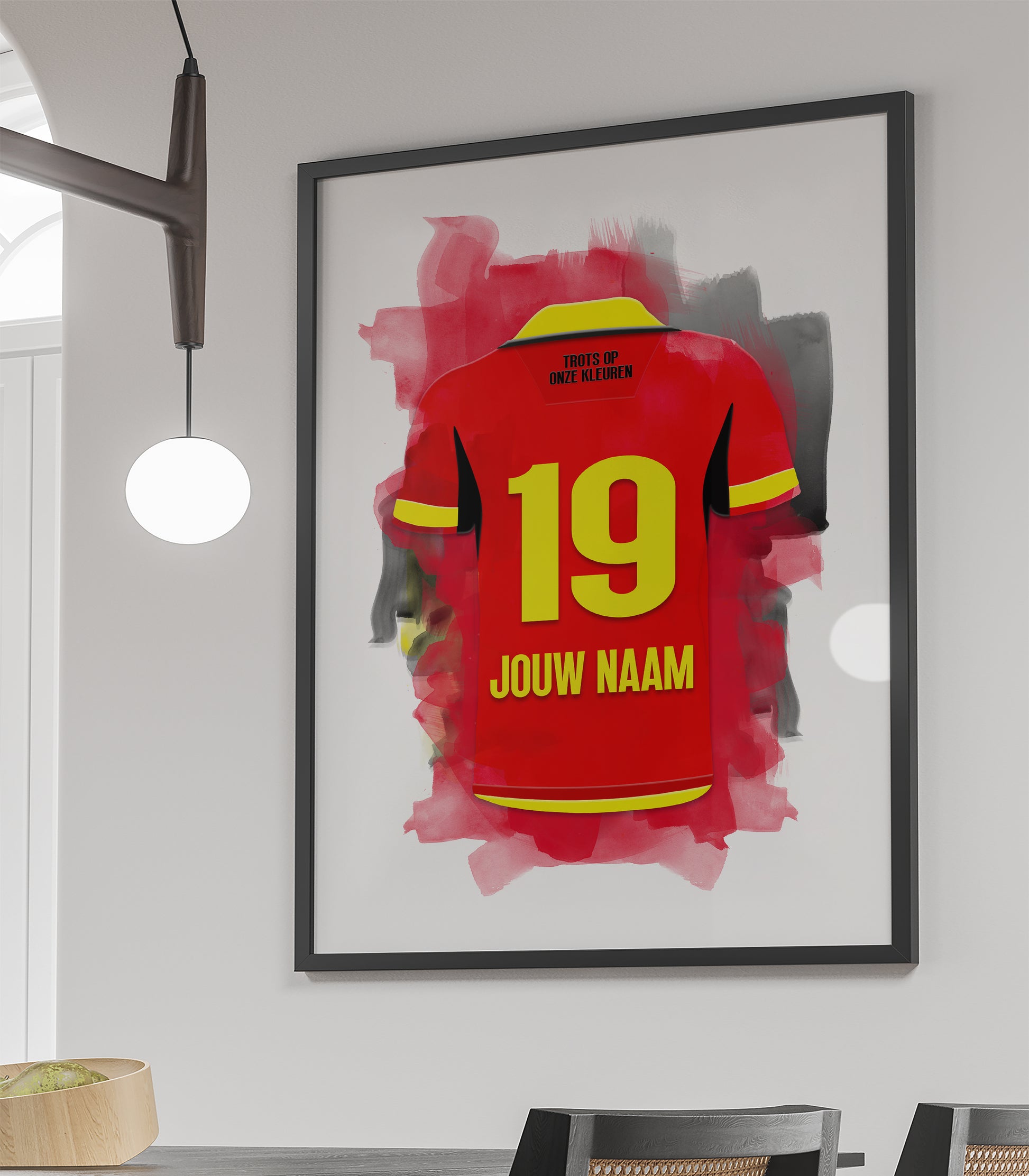 KV Mechelen ingelijste poster wanddecoratie