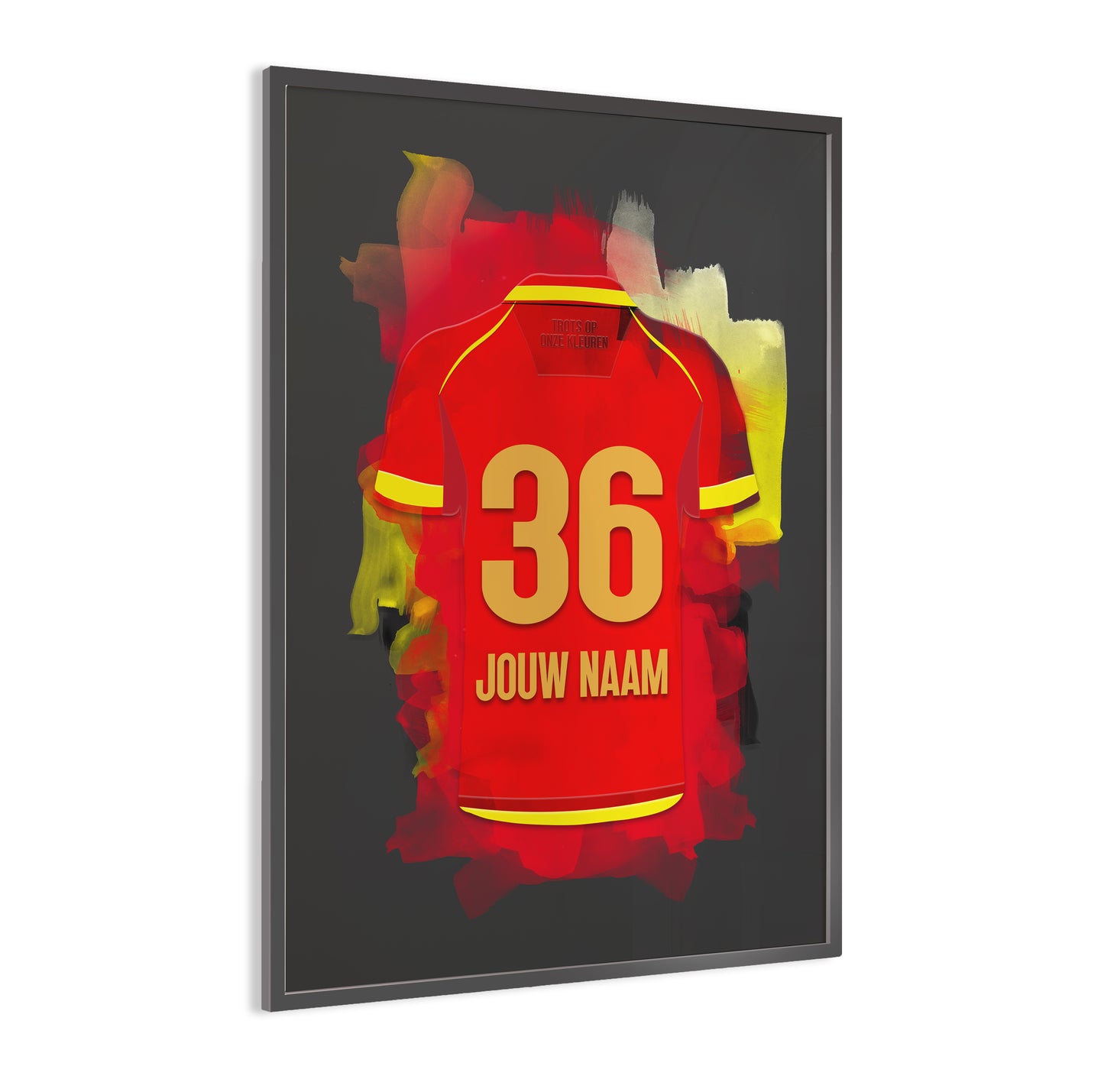 KV Mechelen wanddecoratie - Gepersonaliseerde poster - Voetbal fan kado