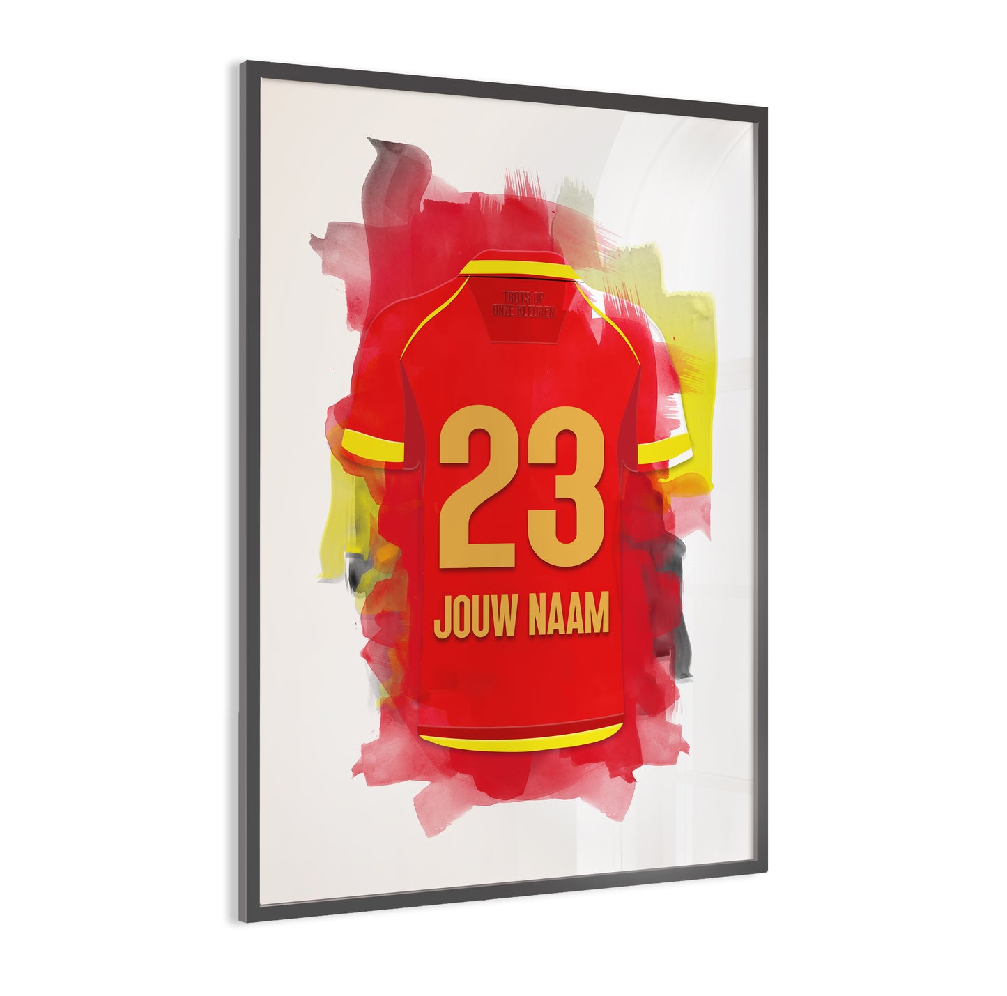 KV Mechelen wanddecoratie - Gepersonaliseerde poster - Voetbal fan kado