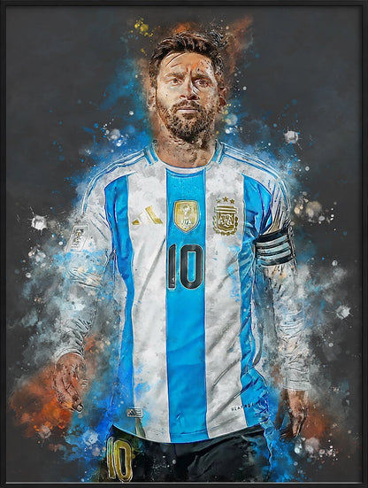 Messi Voetbal Wanddecoratie Poster