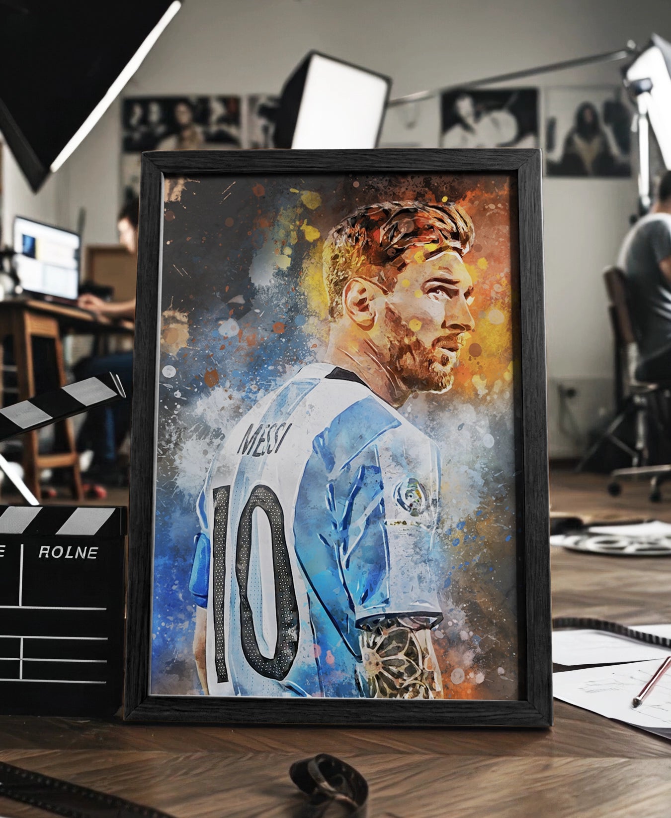 Messi voetbal poster