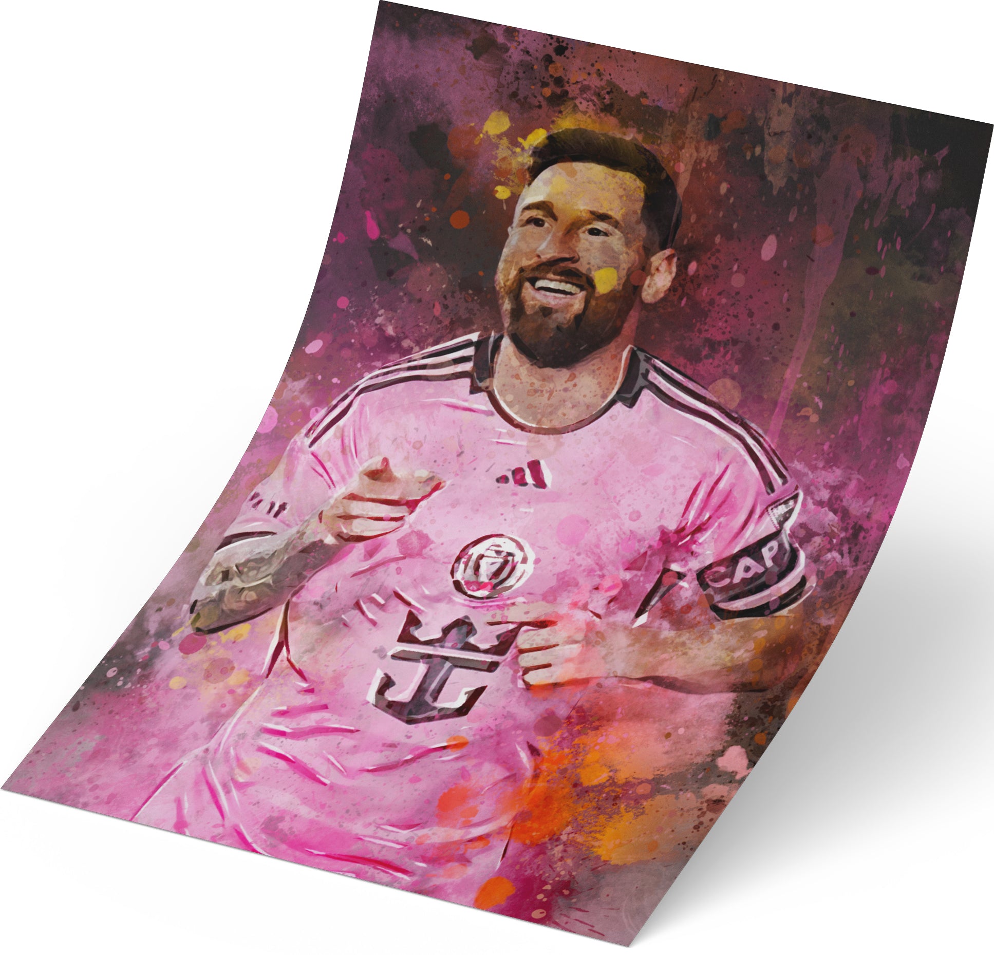 Lionel Messi voetbal wanddecoratie - Losse poster - Voetbal fan cadeau