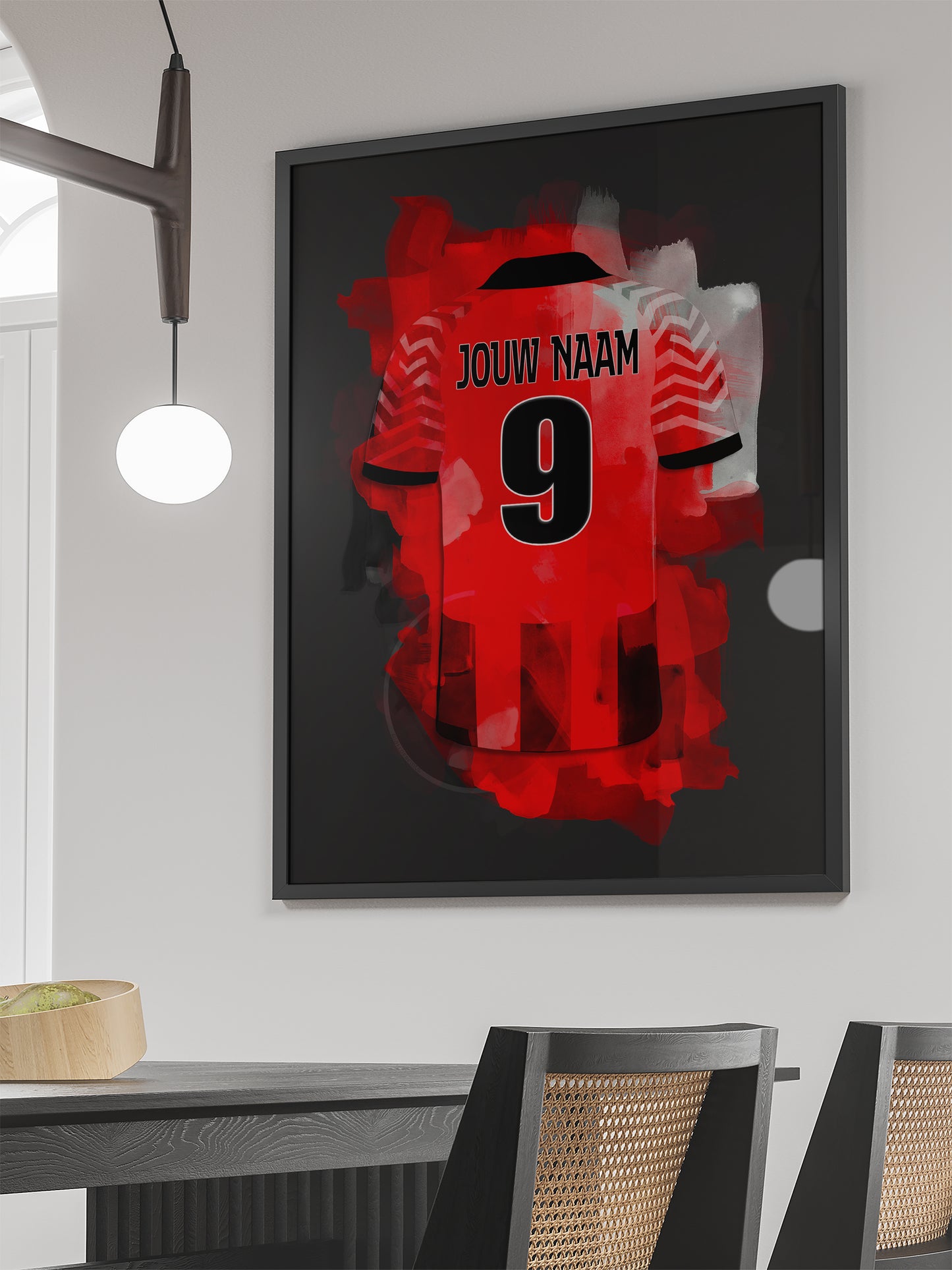 AC Milan poster met personalisatie