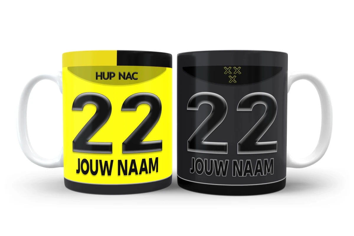 NAC Breda Koffie Mok Met Personalisatie Kado Verjaardag