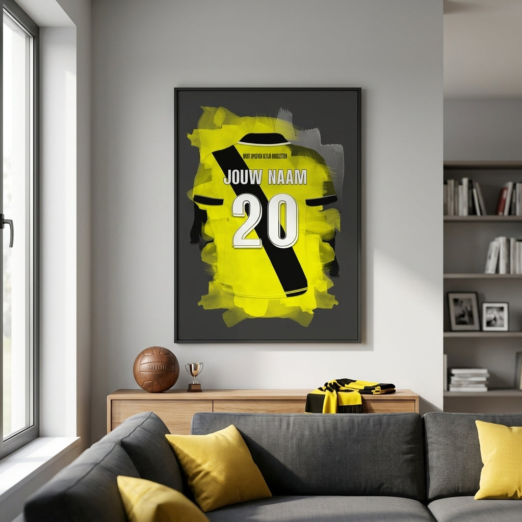 NAC Breda Voetbal Canvas Muurdecoratie Man Cadeau