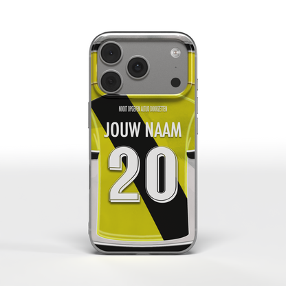 NAC Breda Telefoonhoesje Gepersonaliseerd Voetbal Cadeau
