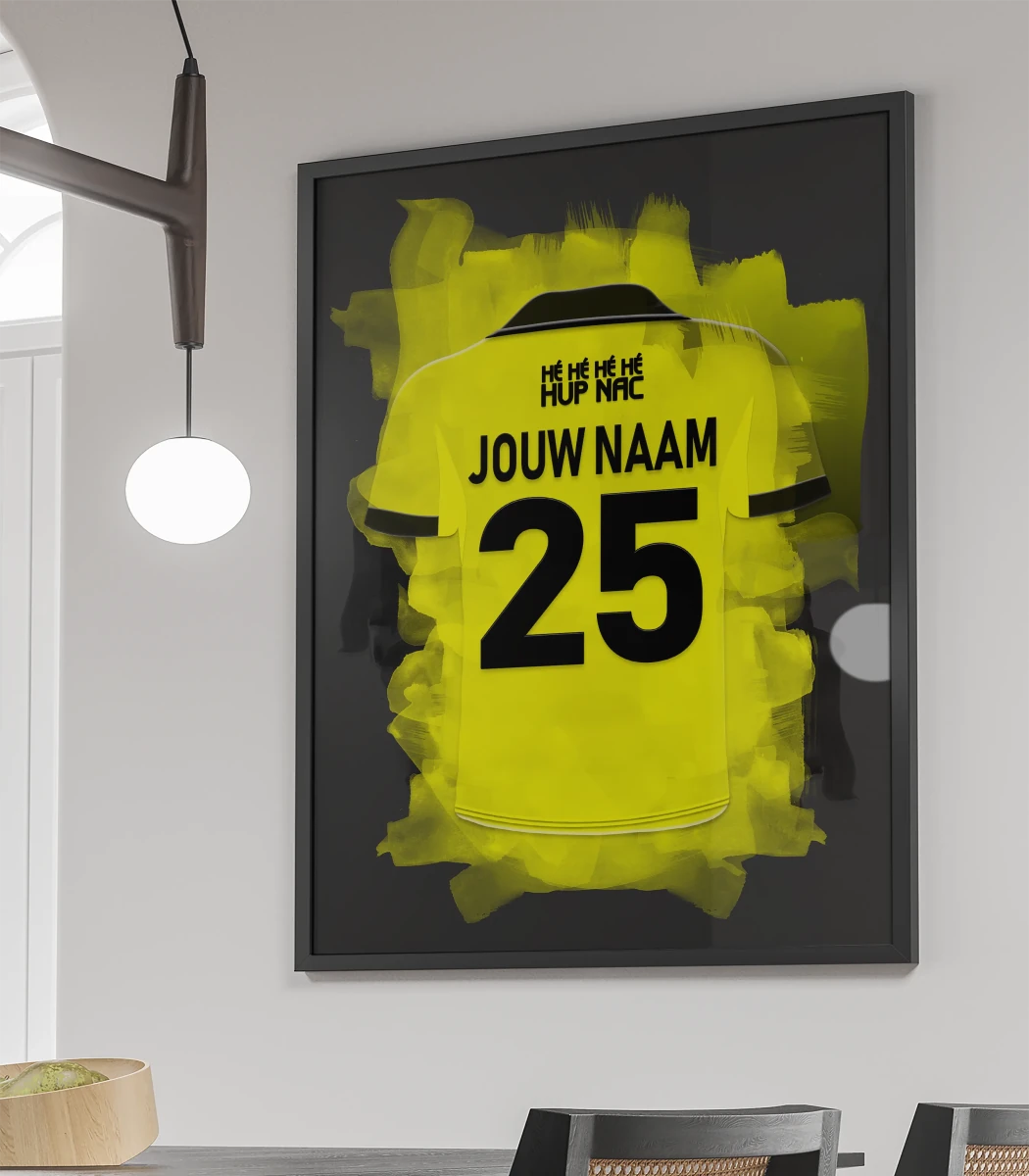 NAC Breda Poster Met Personalisatie Jongenskamer