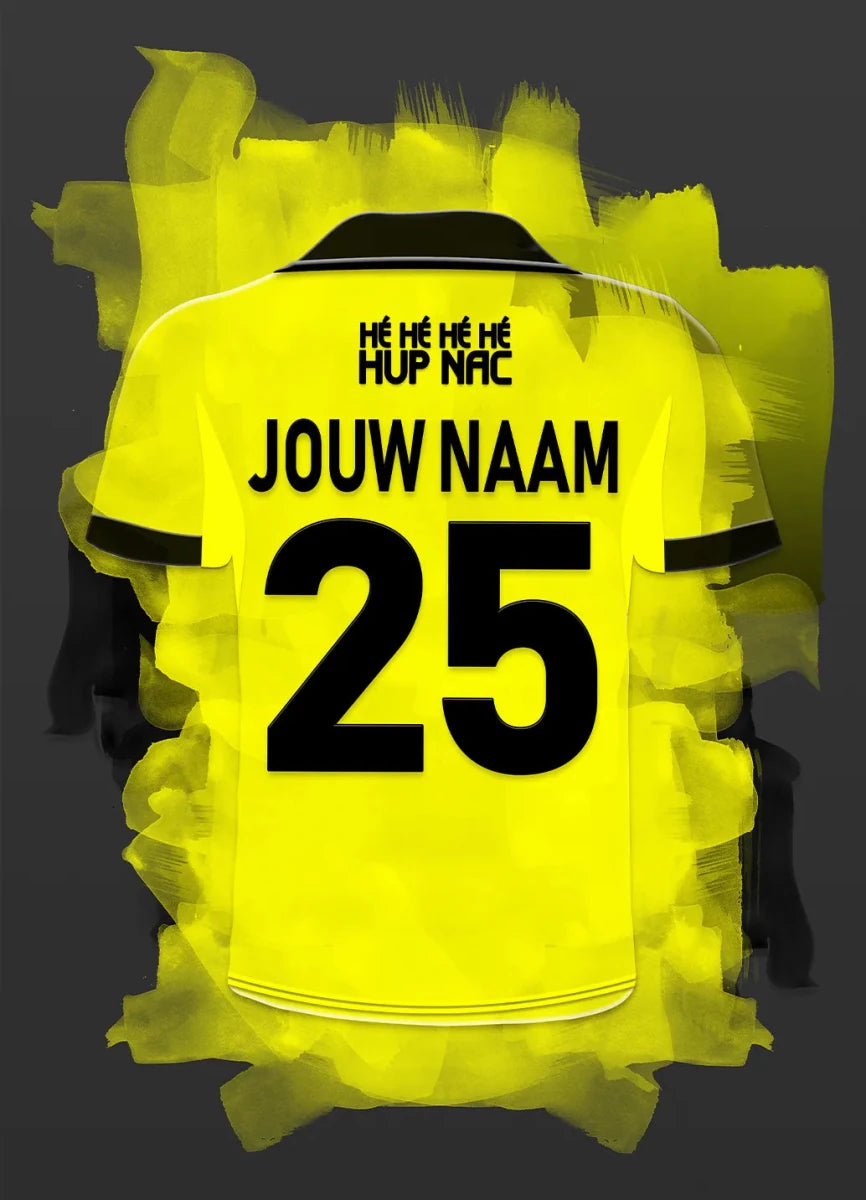 NAC Breda Voetbal Poster Met Naam Kopen
