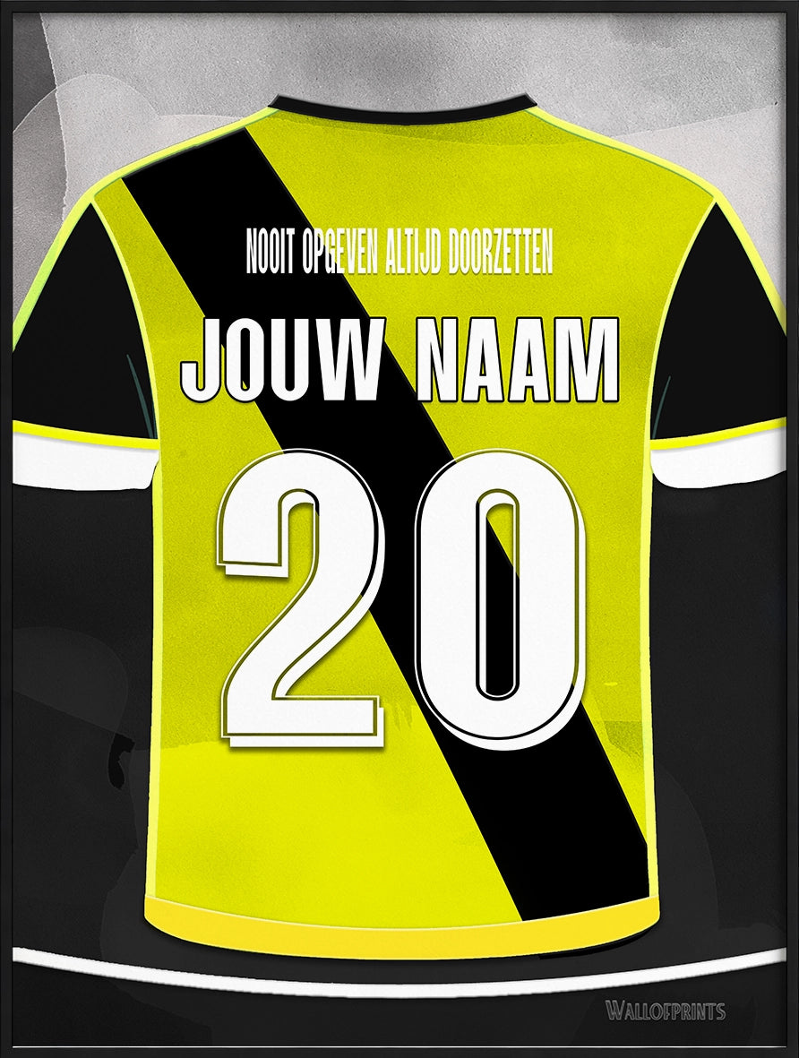 NAC Breda Wanddecoratie Gepersonaliseerd Cadeau Voetbalfan