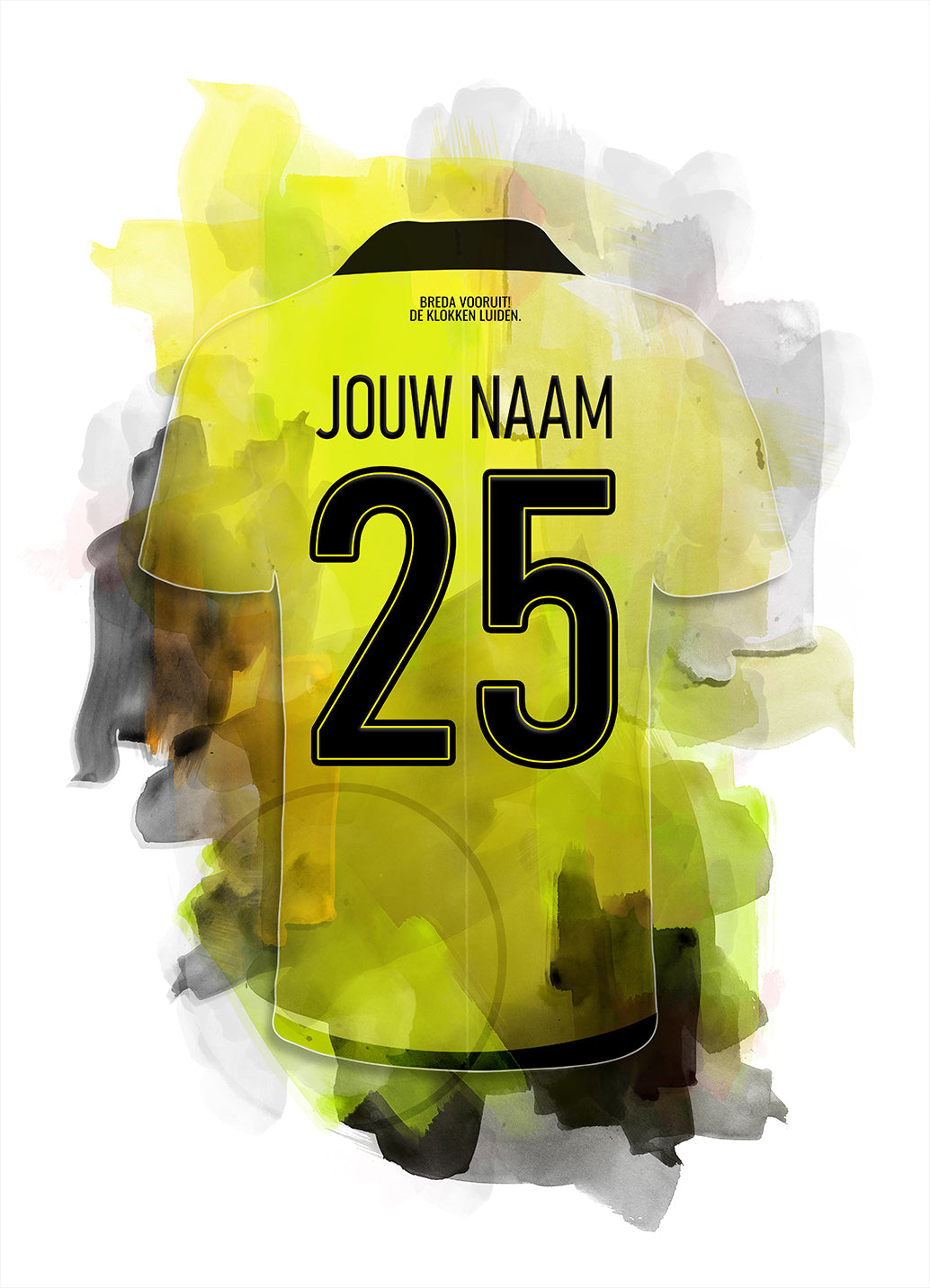 NAC voetbalposter met eigen naam en rugnummer