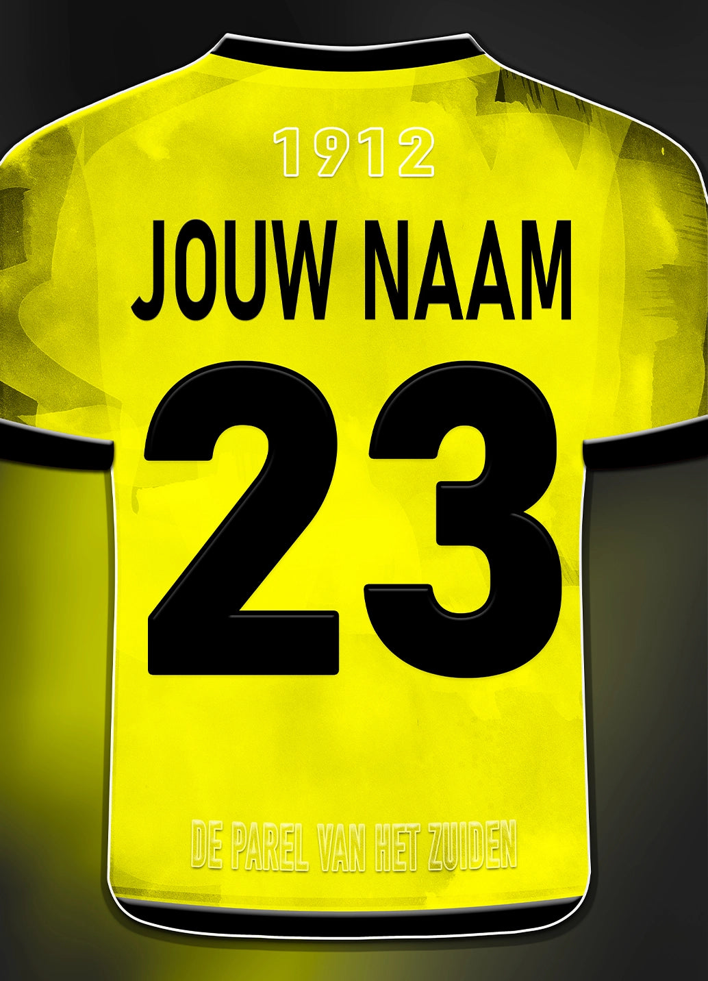 NAC Breda poster met naam en rugnummer