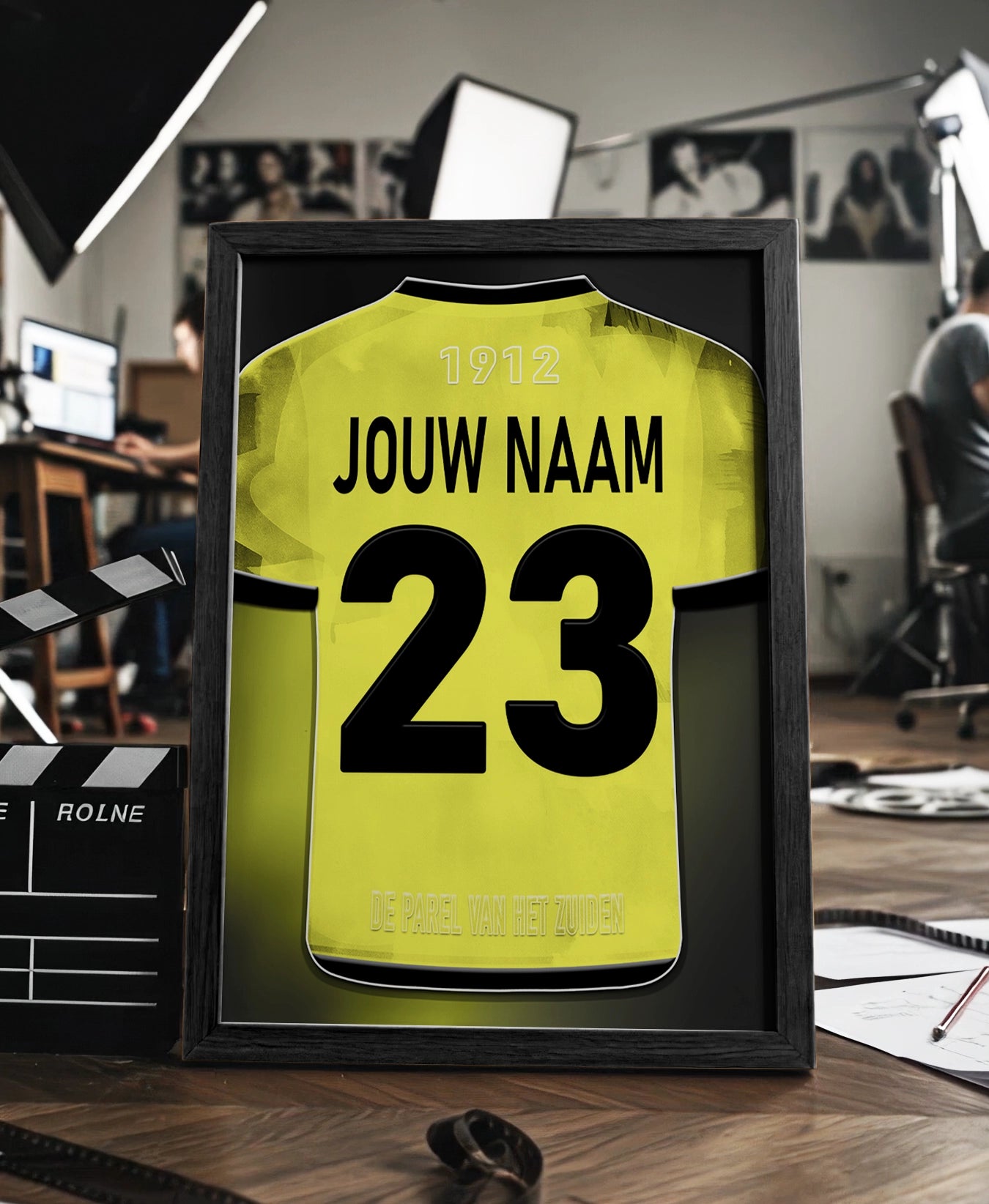 NAC Breda ingelijste poster met naam