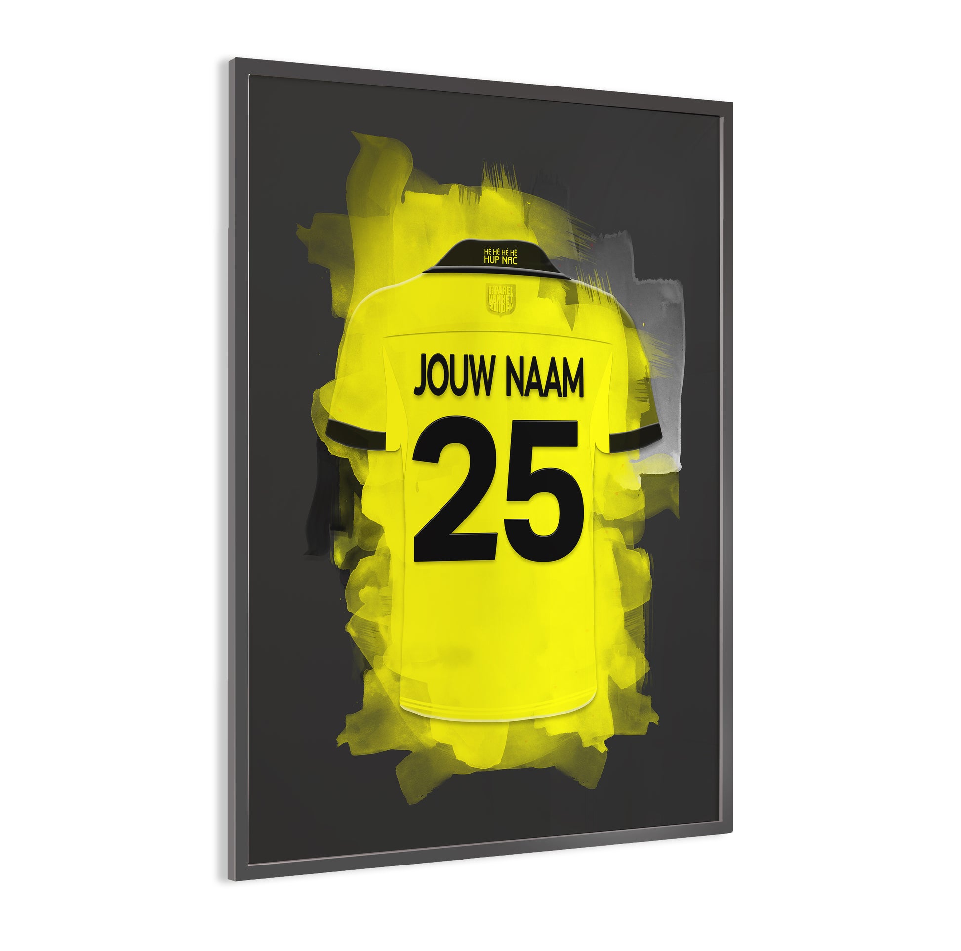 NAC Breda wanddecoratie - Gepersonaliseerde poster - Voetbal fan cadeau